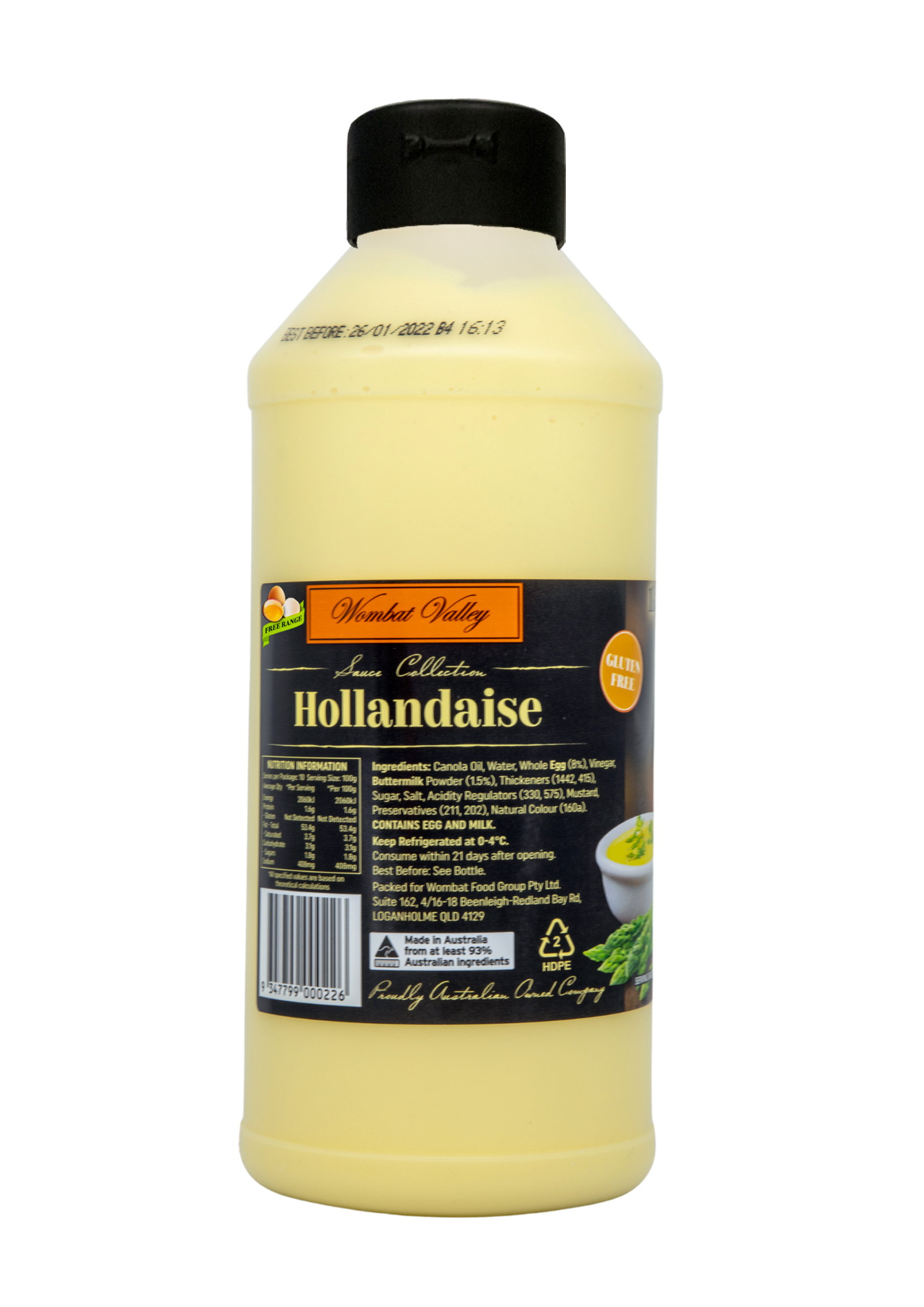 WV Hollandaise Sauce 1kg | North Coast Smallgoods