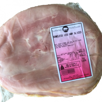 Leg ham sliced