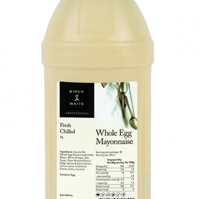 North Coast Smallgoods__1L_Whole Egg Mayonnaise JPG