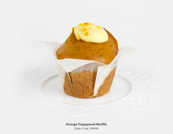 Orange & Poppyseed Muffin x 6
